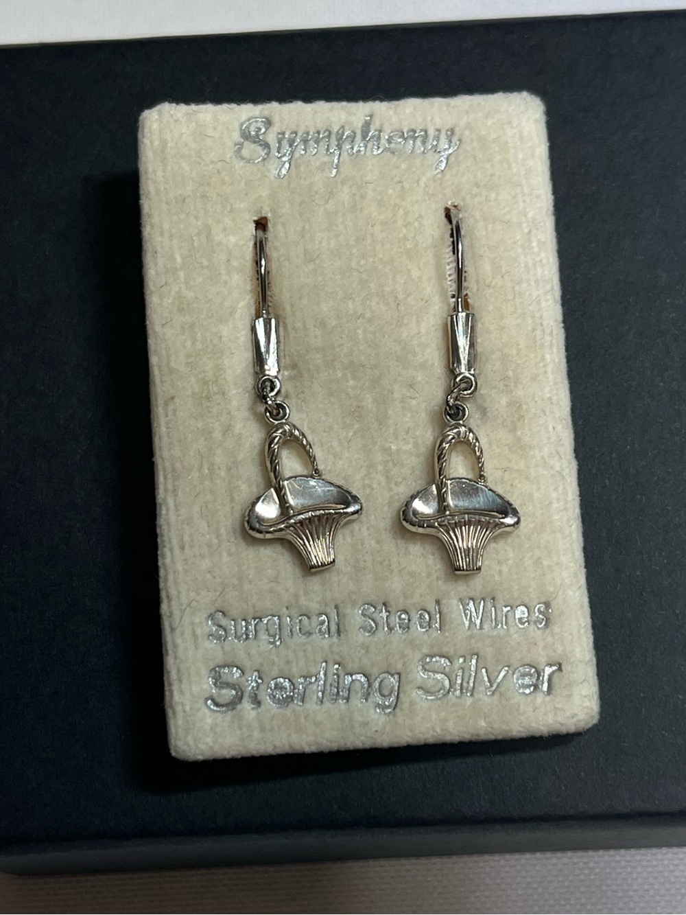 New Kordes & Lichtenfels Germany (K&L) Sterling silver drop earrings